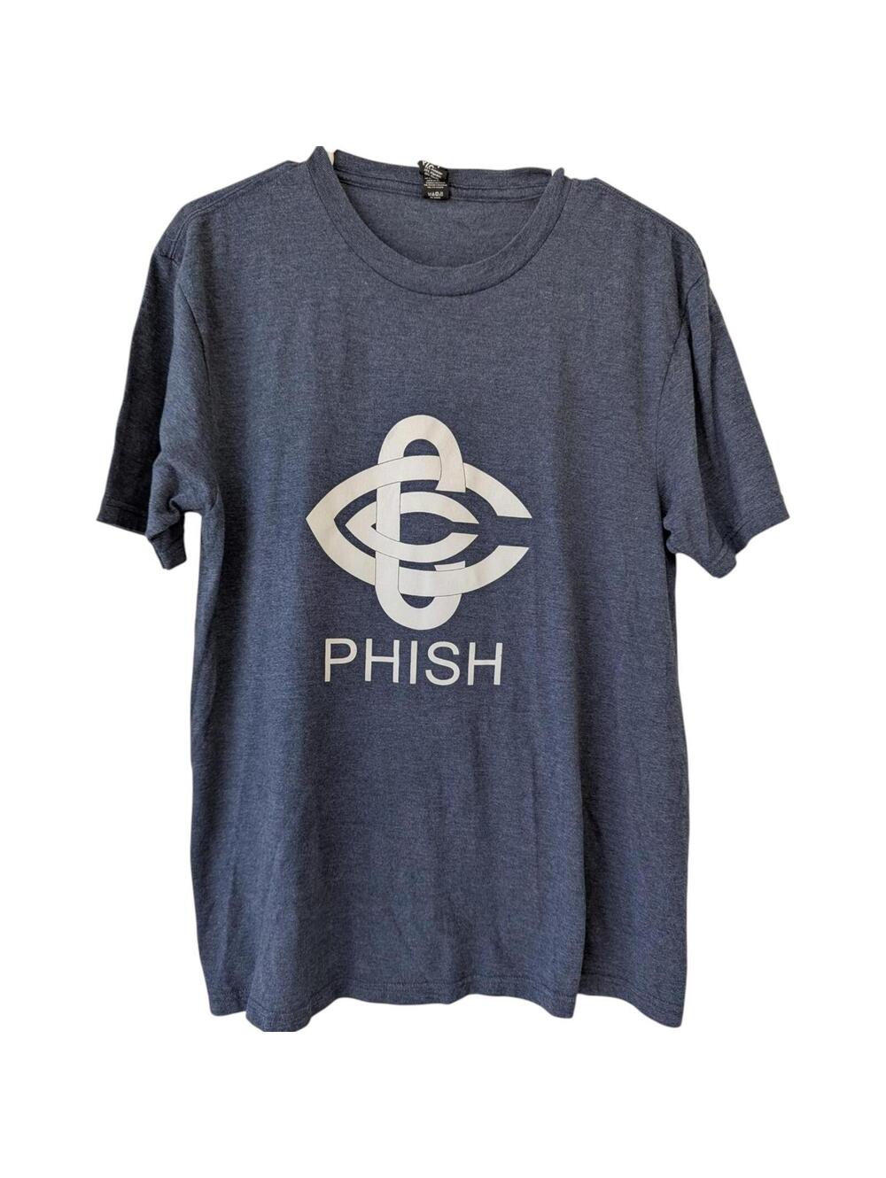 Phish Shirt Small Heather Blue District Jam Band Logo Graphic Tee Rock Festival